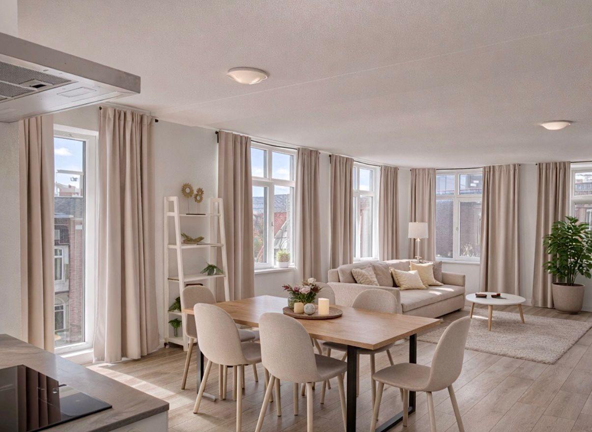 City Apartment voor 4-6 personen eettafel